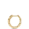 Emerald Cut Diamond Hoops, ½ Carat Total Weight, 14K Yellow Gold