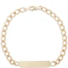Engravable Baby’s Curb Link Bracelet, 14K Yellow Gold