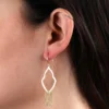 Fancy Drape Earrings 14K