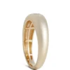 Flush Set Pear Diamond Ring, 14K Yellow Gold