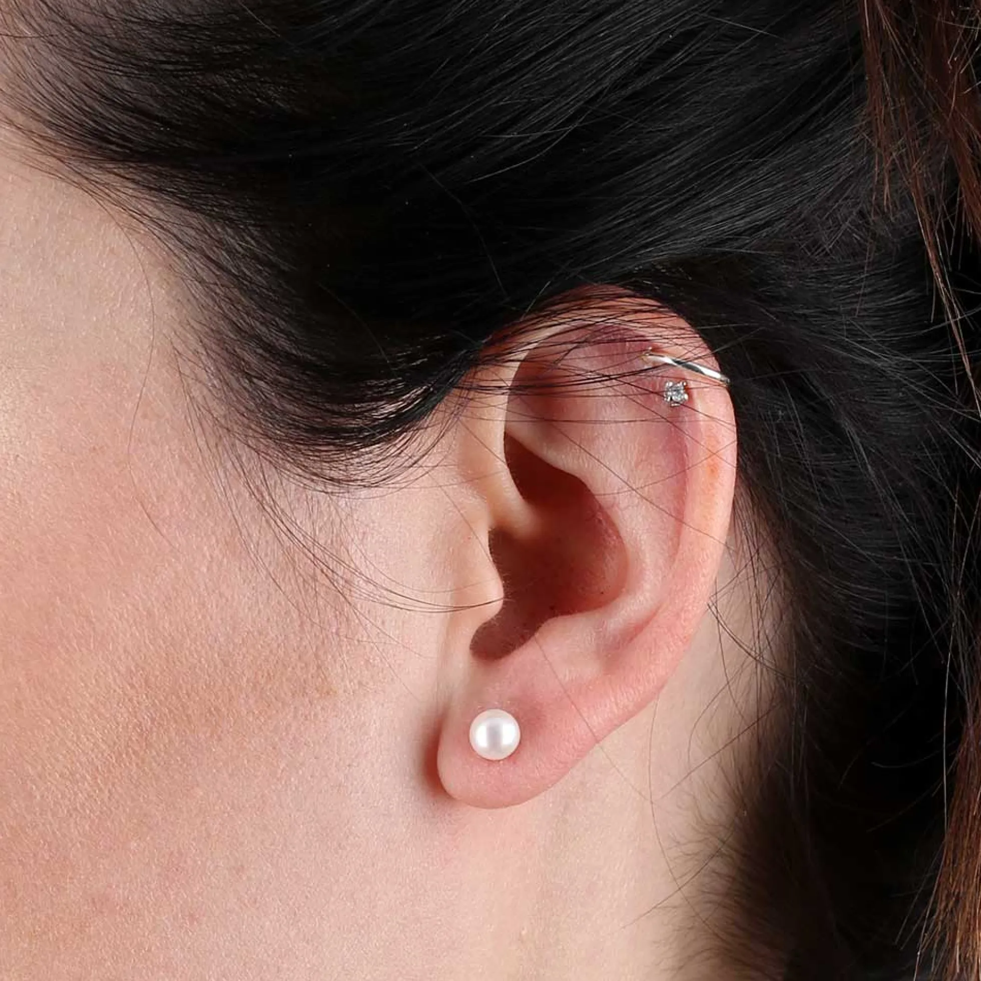 Freshwater Cultured Pearl Earrings 14K