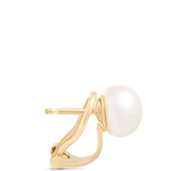 Freshwater Pearl Studs, 14K Yellow Gold