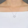 Graduated Diamond Heart Pendant 14K, 1/2 ctw.