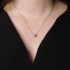 Halo Diamond Pendant 14K, 1/2 ctw.