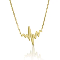 Heartbeat Necklace 14K