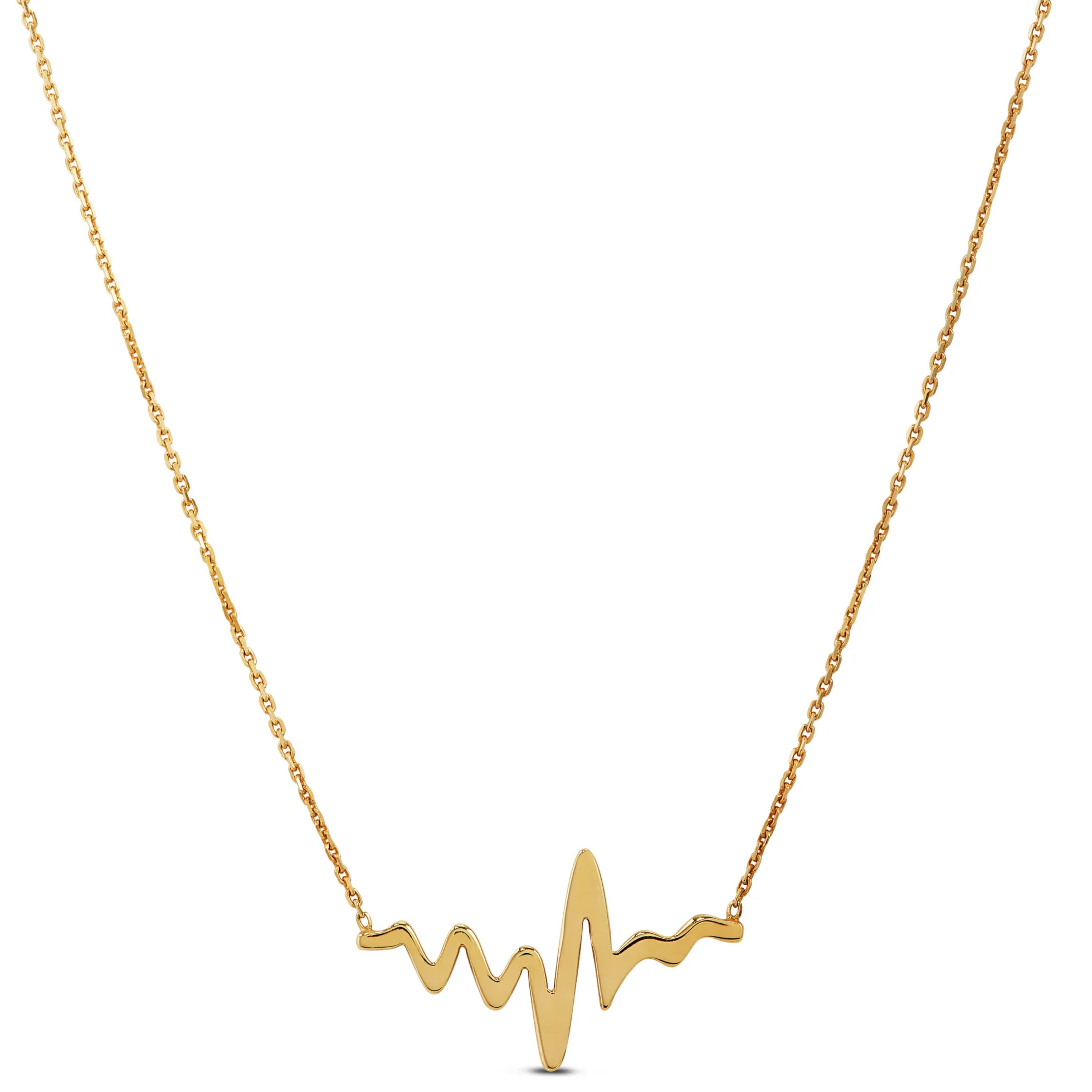 Heartbeat Necklace 14K