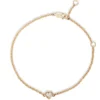 Heart Cut Diamond Bracelet, 14K Yellow Gold
