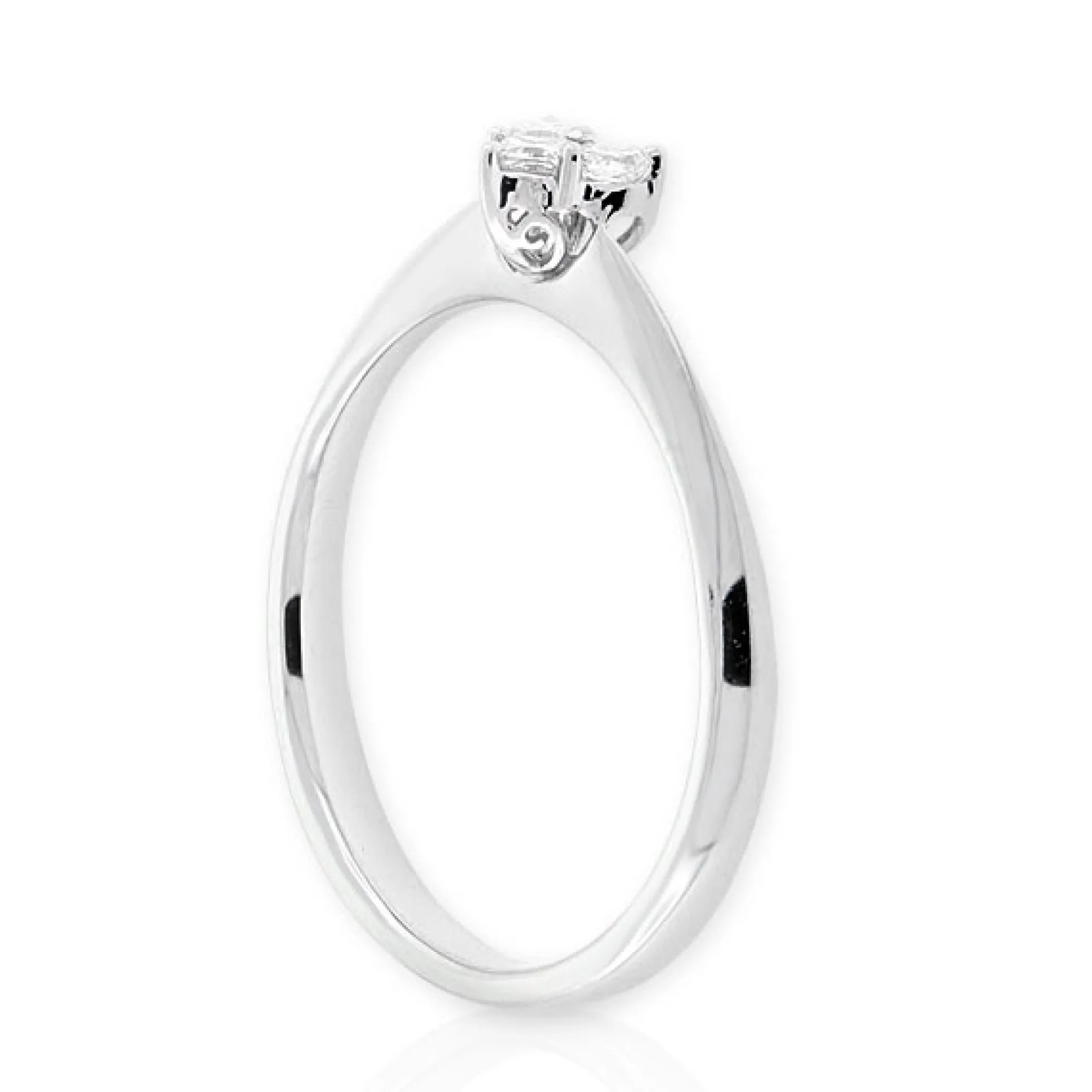 Heart Diamond Ring 14K