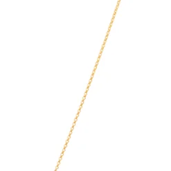 Hex Shaped Stations Diamond necklace, 14K Yellow Gold