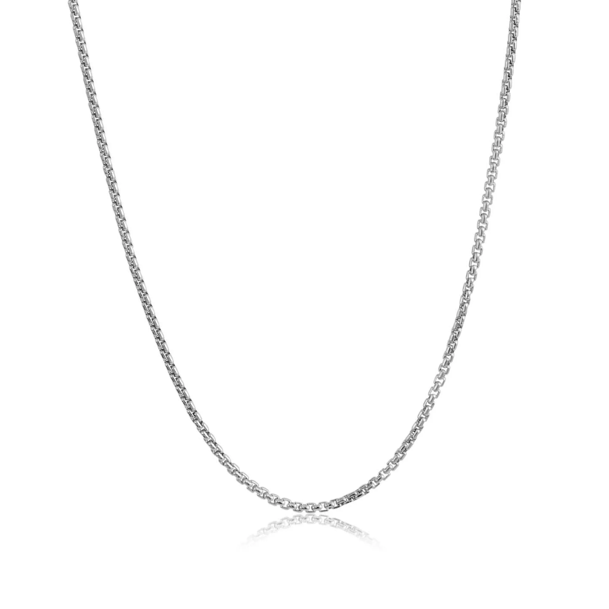 Hollow Round Box Chain 14K, 24"