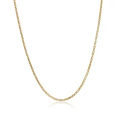 Hollow Round Box Chain 14K, 18"