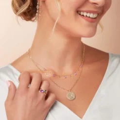 Ikuma Canadian Diamond Leo Zodiac Necklace, 14K Yellow Gold