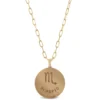 Ikuma Canadian Diamond Scorpio Zodiac Necklace, 14K Yellow Gold