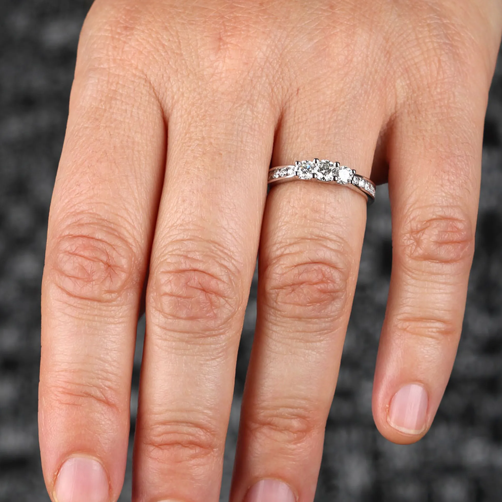 Ikuma Canadian Diamond 3-Stone Ring 14K