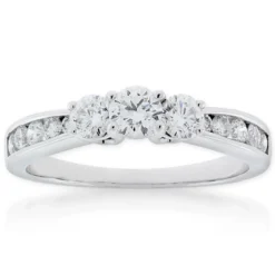 Ikuma Canadian Diamond 3-Stone Ring 14K
