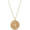 Ikuma Canadian Diamond Taurus Zodiac Necklace, 14K Yellow Gold
