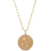 Ikuma Canadian Diamond Virgo Zodiac Necklace, 14K Yellow Gold