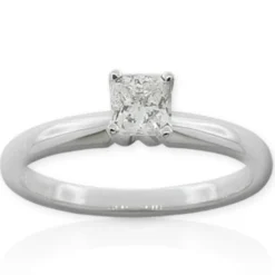 Ikuma Canadian Princess Cut Diamond Solitaire Ring 14K, 1/2 ct.