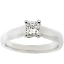 Ikuma Canadian Princess Cut Diamond Solitaire Ring 14K, 1/2 ct.