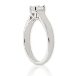 Ikuma Canadian Princess Cut Diamond Solitaire Ring 14K, 1/2 ct.