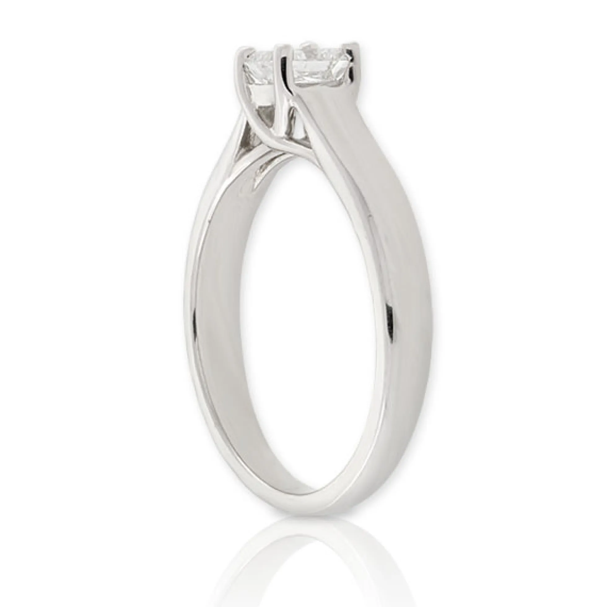 Ikuma Canadian Princess Cut Diamond Solitaire Ring 14K, 1/2 ct.