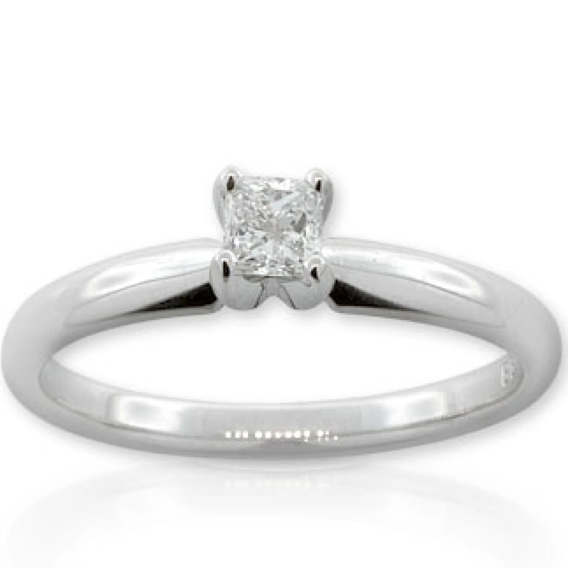 Ikuma Canadian Princess Cut Diamond Solitaire Ring 14K, 1/4 ct.