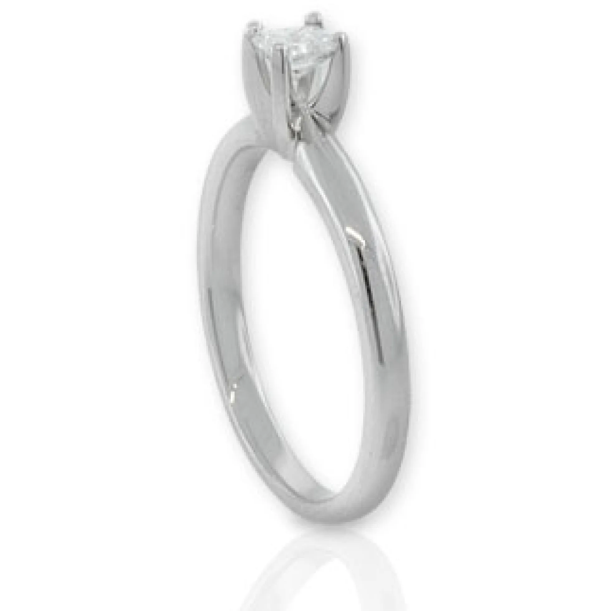 Ikuma Canadian Princess Cut Diamond Solitaire Ring 14K, 1/4 ct.