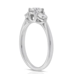 Ikuma Canadian 3-Stone Diamond Engagement Ring 14K