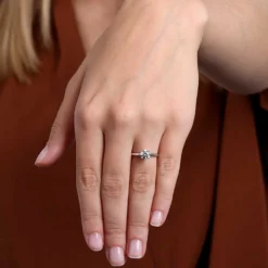 Ikuma Diamond Solitaire Engagement Ring 14K, 1 ct.