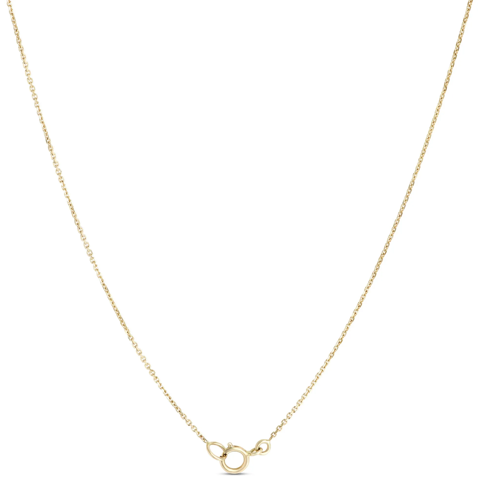 15-inch Baby Heart Necklace, 14K Yellow Gold