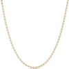18-Inch Bead Chain, 14K Yellow Gold
