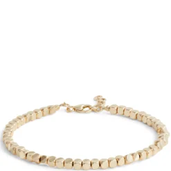 7.5-Inch Beaded Toscano Bracelet, 14K Yellow Gold