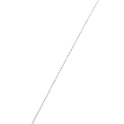 18-Inch Box Chain Necklace, 14K White Gold