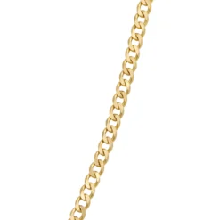 18-Inch Curb Link Necklace, 14k Yellow Gold