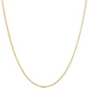 24-Inch Moon Cut Bead Necklace, 14K Yellow Gold