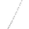 18-Inch Paperclip Chain, 14K White Gold