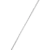 18-Inch Round Wheat Chain Necklace, 14K White Gold