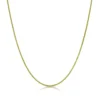 18-Inch Round Wheat Chain Necklace, 14K Yellow Gold
