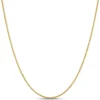 22-Inch Sliding Adjustable Gold Neck Chain, 14K Yellow Gold