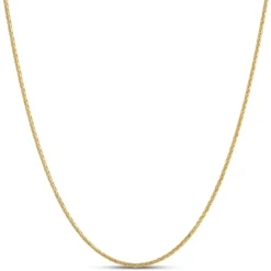 22-Inch Sliding Adjustable Gold Neck Chain, 14K Yellow Gold