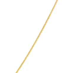 22-Inch Sliding Adjustable Gold Neck Chain, 14K Yellow Gold
