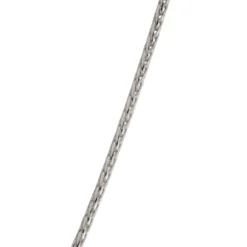22-Inch Spiga Link Necklace, 14K White Gold