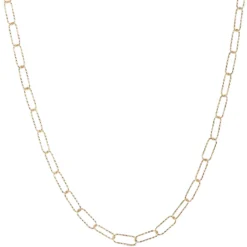 24-Inch Toscano Diamond Cut Neck Chain, 14K Yellow Gold