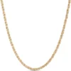 18-Inch Toscano Torchon Necklace, 14K Yellow Gold