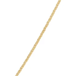 24-Inch Wheat Chain, 14K Yellow Gold