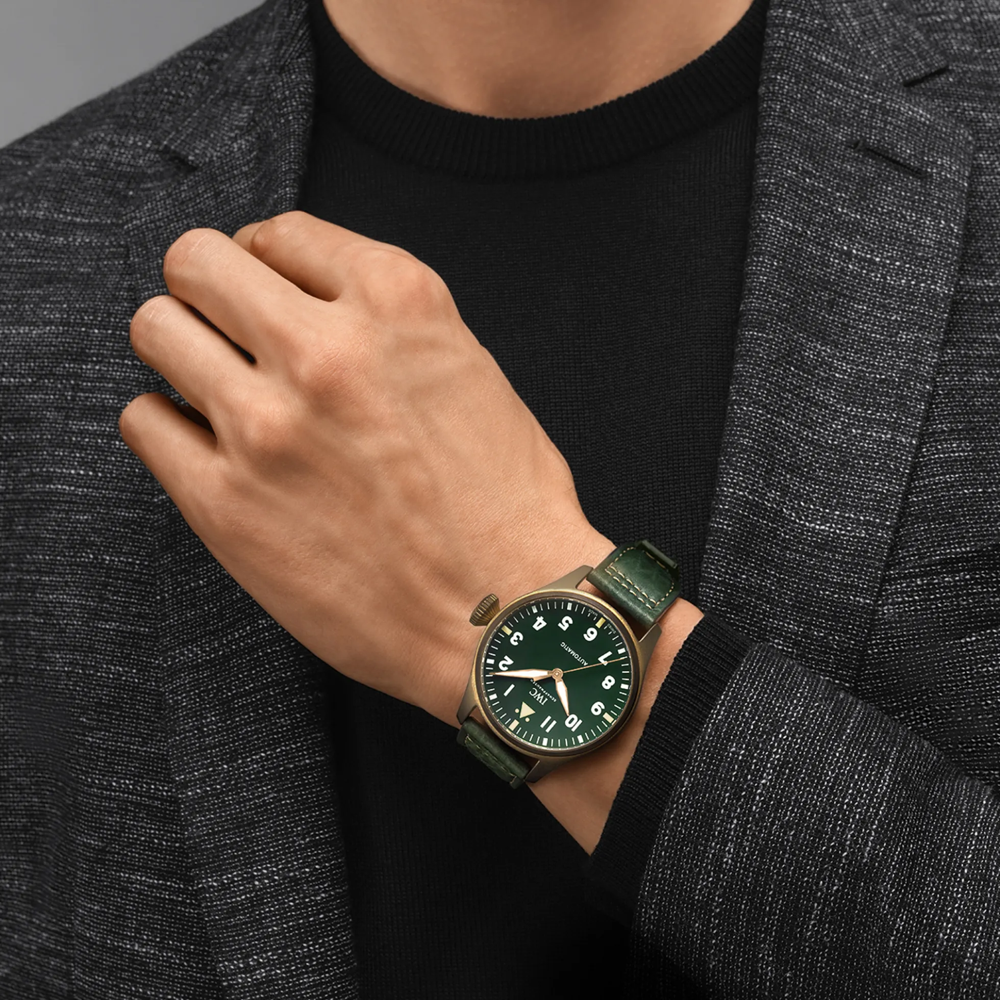 IWC Big Pilot’s Watch 43 Spitfire Green Dial Watch, 43mm