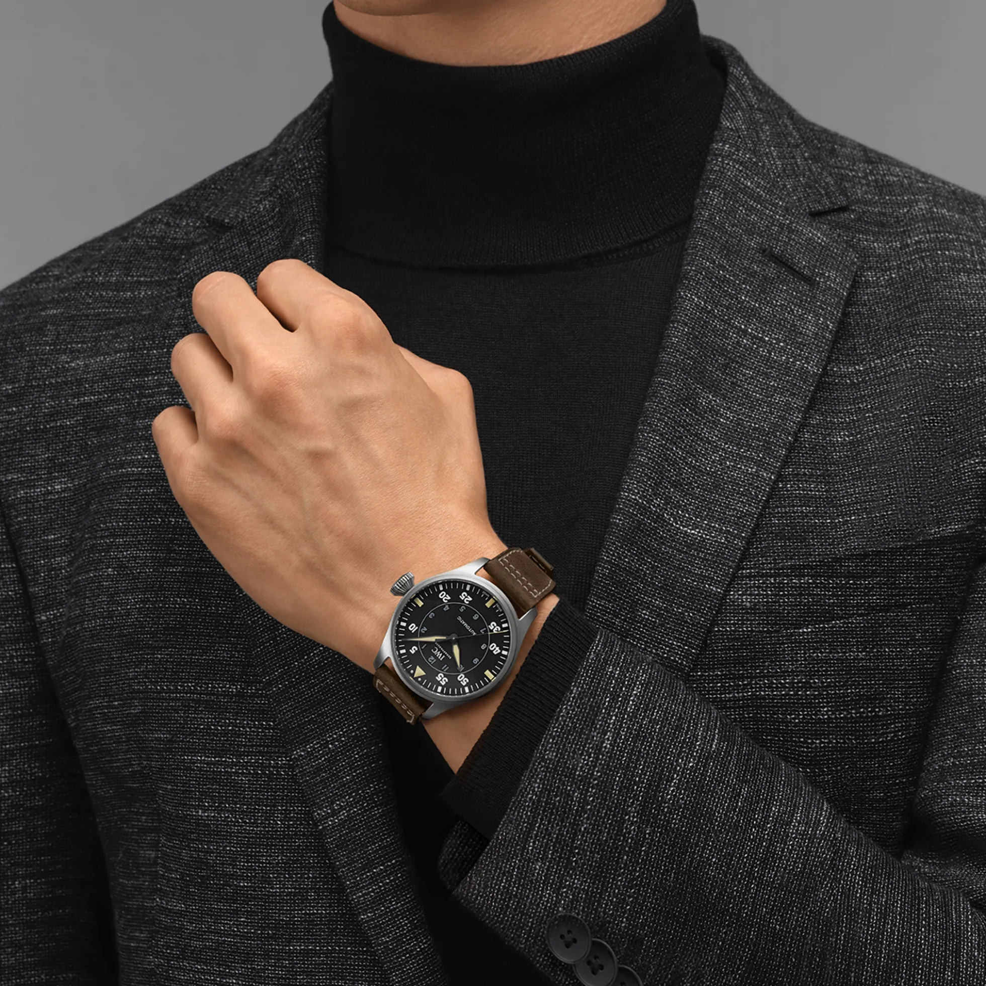 IWC Big Pilot’s Watch 43 Spitfire Black Dial Watch, 43mm