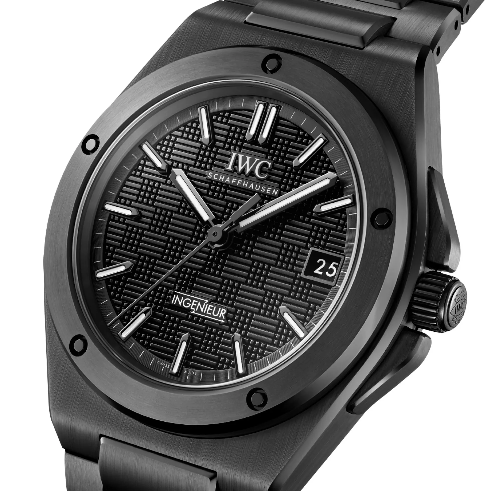 IWC Ingenieur Automatic Black Dial Watch, 42mm