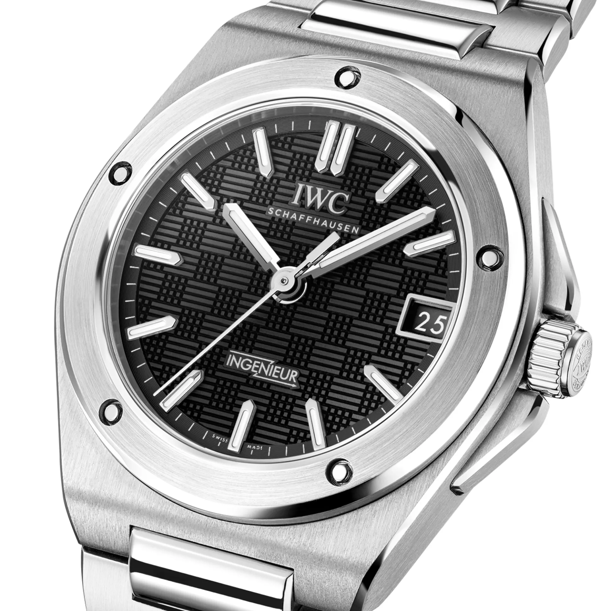 IWC Ingenieur Automatic 35 Black Dial Watch, 35.1mm