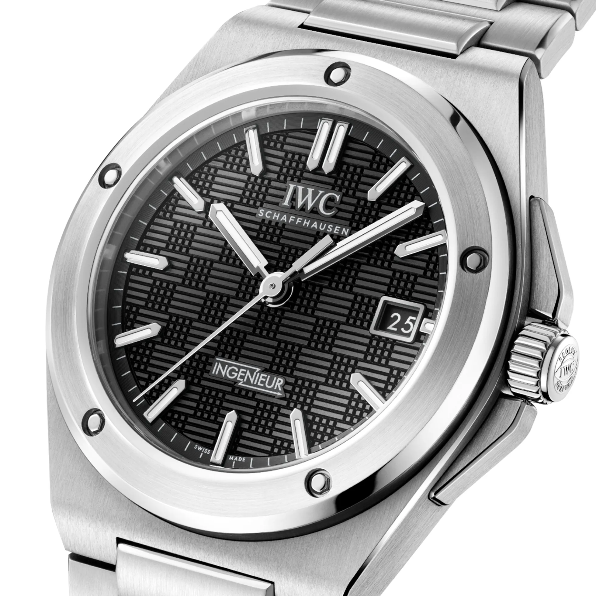 IWC Ingenieur Automatic 40 Black Dial Watch, 40mm